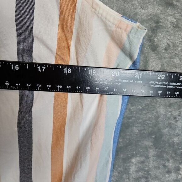 A New Day Cotton Striped Shirt Dress Size S Womens  Sleeveless Pockets - Picture 5 of 9